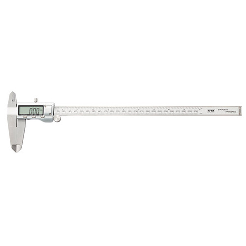 ITM Digital Caliper, Stainless Steel, 0-300mm