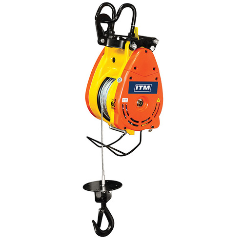 ITM Electric Hoist, Builders Wire Hoist, 360 Kg, 60 Meter Lift