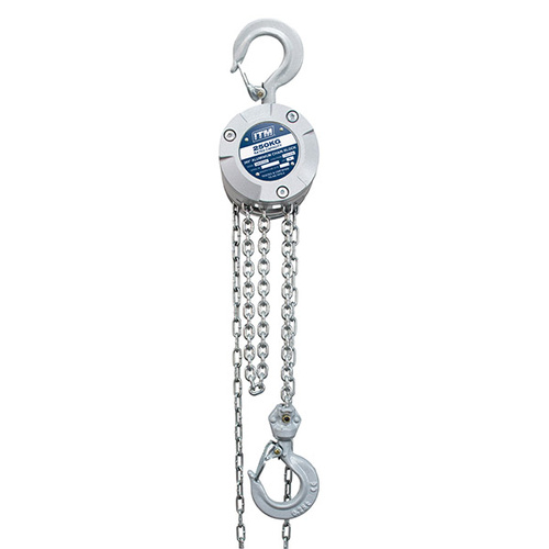ITM Chain Block, Aluminium 360 Degree, 250 Kg, 3 Meter Lift