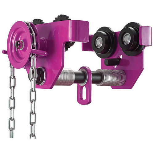 ITM Geared Girder Trolley, 1 Tonne, 64-203mm Beam Width