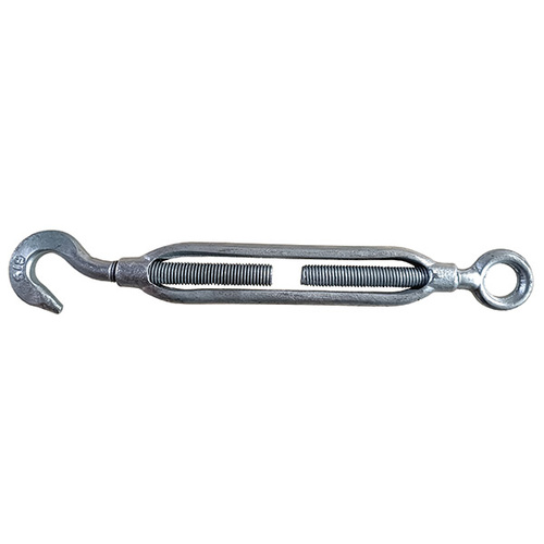 ITM Turnbuckle, JIS Standard, Galvanised, Hook & Eye, 10mm
