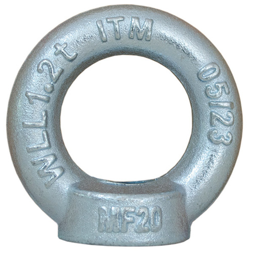 ITM Shouldered Eyenut, M24 Thread, DIN 582, 1.8T