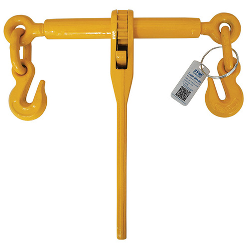 ITM G70 Load Binder, Ratchet Type With Eye Grab Hooks, 10000Kg Lashing Capacity, 13mm (1/2") Chain