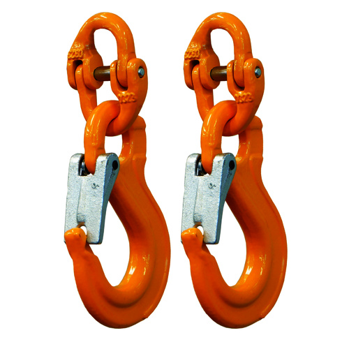 Safety Chain Hook Set 8mm Components, 10-13mm Chain, 4000Kg Max Towing Capacity