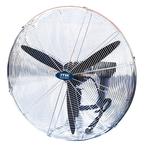 ITM Industrial Fan, 30", 3 Speed, Oscillating, Wall Mount