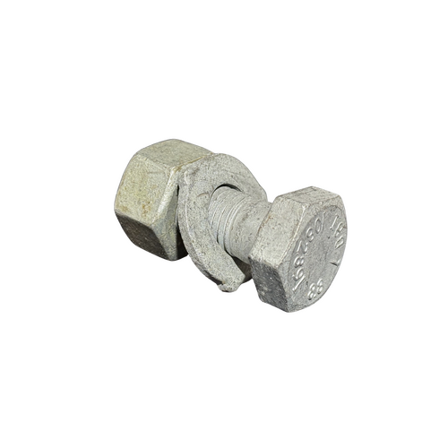 M12X90 Structural Bolt Assembly (Bolt, Nut, Washer) AS1252-2016 K0 Class 8.8 Galvanized