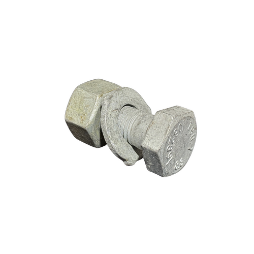 M24X200 Structural Bolt Assembly (Bolt, Nut, Washer) AS1252-2016 K0 Class 8.8 Galvanized