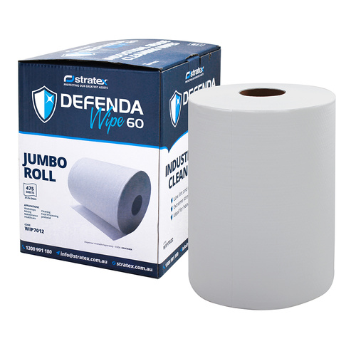 DefendaWipe 60 Disposable Cleaning Wipes Jumbo Roll