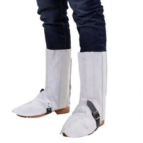 Chrome Leather Welders Leggings 406mm Long