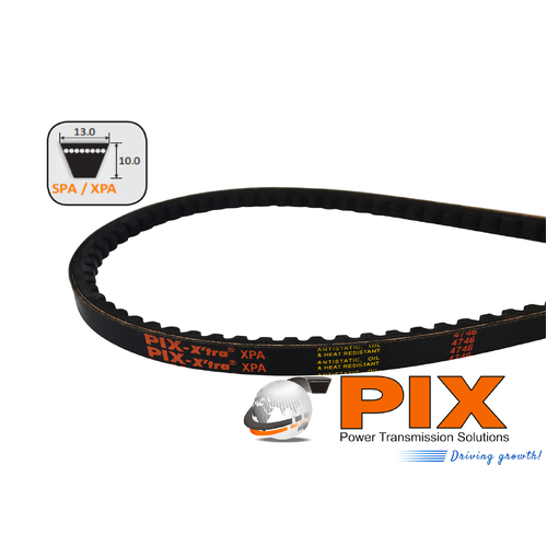 XPA2360 PIX Wrapped Wedge Cogged Vee Belt